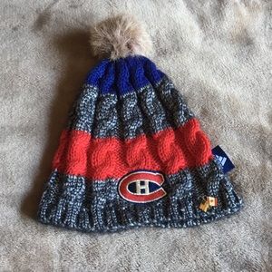 NHL Canadians knit hat